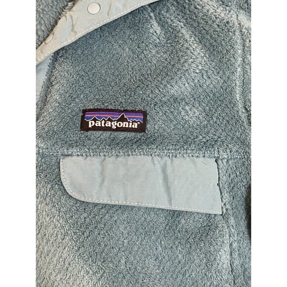 Patagonia | 1/4 Quarter Button Pullover Fleece Sweater | Turquoise | Women’s Med - Picture 3 of 8